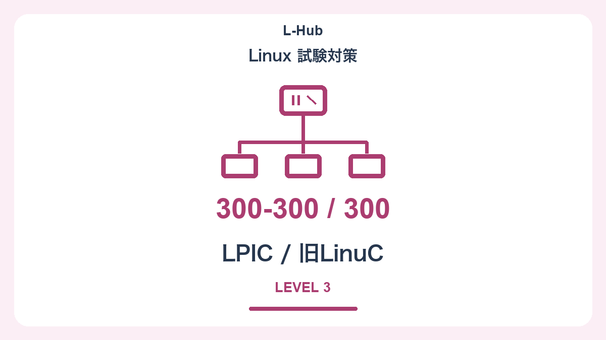 LPIC 300試験の独自イラスト